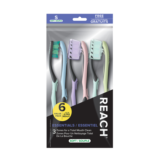 Essentials Soft Toothbrush with Covers