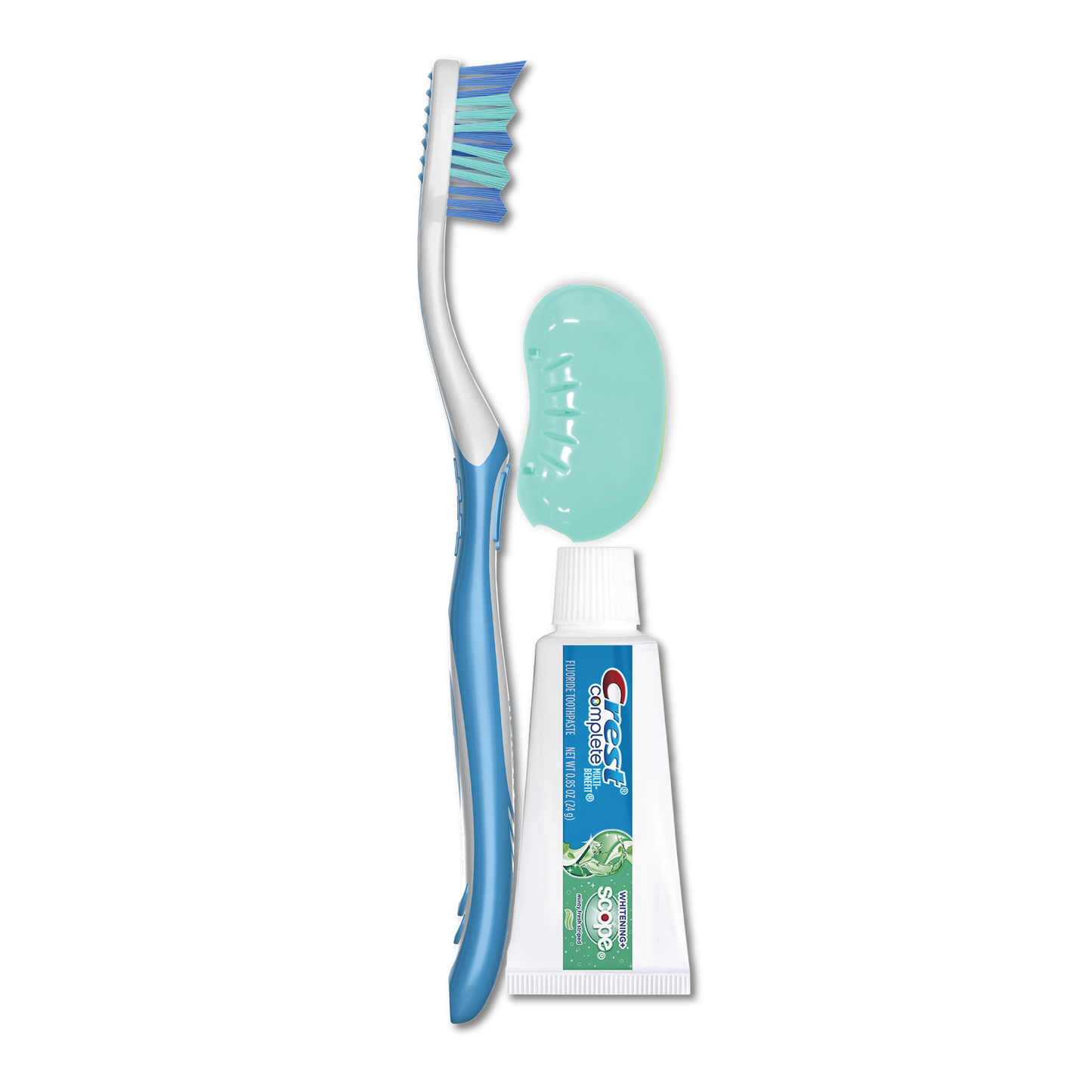 Total Care Anti-bacterial Travel Kit, Toothbrush, Toothpaste, Cover