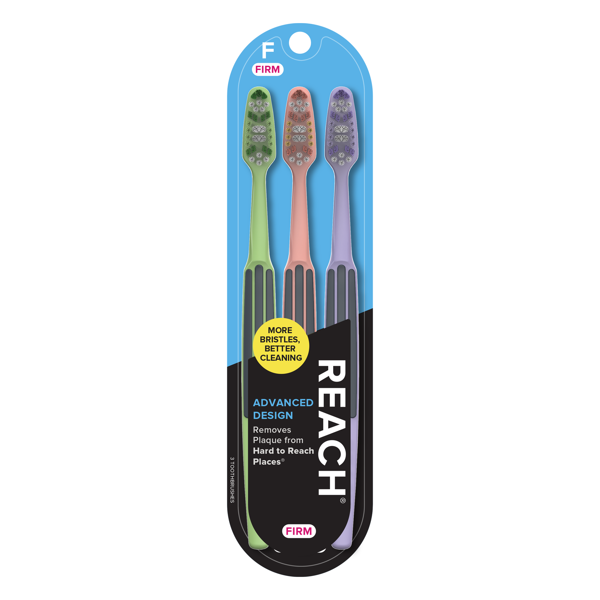 Advanced Design Firm Toothbrush, 3 Count